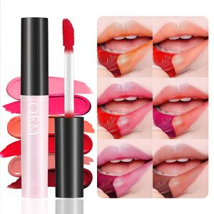 Vente en gros <span class=keywords><strong>Crayon</strong></span> à lèvres personnalisé à décoller Lèvres dodues Stylo rouge à lèvres mat Étanche et léger Facile à maquiller Crayons à lèvres - Product Image 1