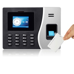 Terminal biométrique à empreintes digitales avec lecteur de carte Mifare, machine de pointage des heures - Product Image 1