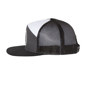 Suir — chapeau de camionneur en coton sergé, casquette Gorras ajustable avec sept panneaux en maille - Product Image 4