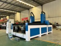 Machine de gravure et de sculpture CNC pour pierre SHANSHU, robuste, 2 broches, 4 axes, refroidie par eau, ATC, double axe rotatif