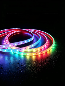220V <b>RGB</b> LED Strip Light 5050 60LEDs/m IP65 Waterproof Outdoor Flexible Tape Driver-Free Direct Plug for Garden Patio Decor - Product Image 3