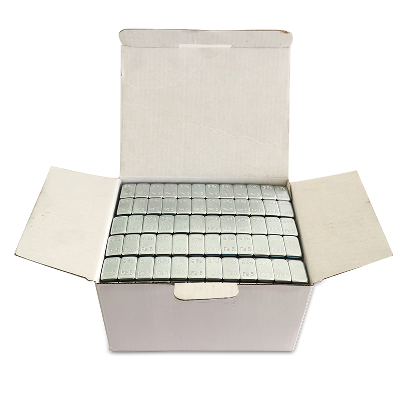 Fe adhesive wheel weights 5g 5g  blue tape factory supply  masse d equilibrage