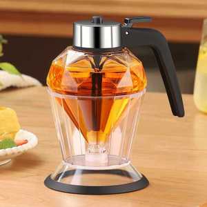 <span class=keywords><strong>Bouteille</strong></span> de distributeur de jus de sirop sûre en gros 200ml distributeur de miel en verre <span class=keywords><strong>bouteille</strong></span> de goutte d'huile transparente - Product Image 1