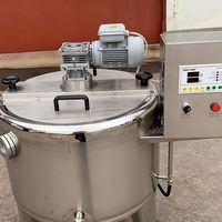 Méthode de chauffage Gaz 40 Litres Plaques Pasteurisateur Machine de pasteurisation du lait
