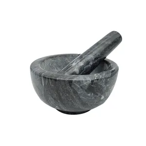 Marble Stone Herbs Masher Smasher Manual Spice Grinder Mincer Crusher Mortar And Pestle Ground Beef Cast Iron Spice Masher