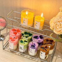 Luxe handgemaakte geurkaars met ijskoffiegeur, realistische latte-kop dessertkaars voor thuisdecoratie, romantisch cadeau, bulkbestelling