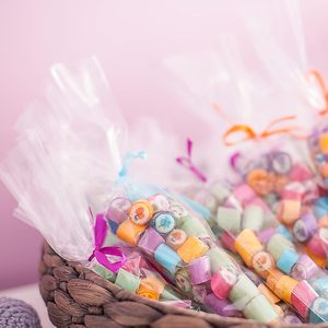 Disposable Treat Clear Cello <b>Sweet</b> Bags Piping Food Candy <b>Packaging</b> Triangle Side Gusset Heat Seal Security Custom CPP Plastic - Product Image 6