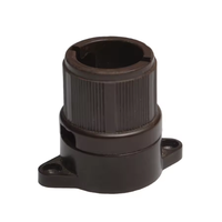 Portalámparas Impermeable de Alta Calidad B22, Plástico Negro, CE, Casquillo para Bombilla a Prueba de Agua