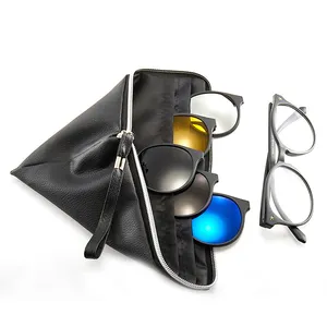 Men Women Magnetic Clip on Sunglasses Polarized UV400 Protection Spectacle Frames Eyewear Sunglasses