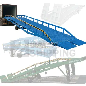 10 tấn di động thủy lực nhiệm vụ nặng nề dễ dàng bảo trì container tải Dock sân đoạn đường nối