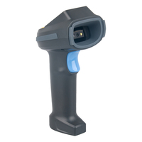 Lector de Códigos de Barras Inalámbrico Industrial Xkancode BT 2D QR con Pantalla de 1.77 Pulgadas, Escáner de Códigos de Barras UHF RFID