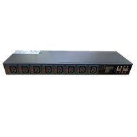 Prise de courant intelligente pour armoire PDU, verrouillable, C13, 8/6 ports, 32A, pour développement Python C++ Linux Telnet SNMP