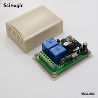 Modul Relay 24V Pemancar Penerima RF Nirkabel 2 Saluran 433mhz Kontrol Jarak Jauh Mobil Universal