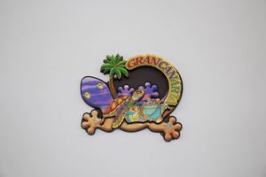 The <b>MdF</b> Double-layer Glue-coated Refrigerator Sticker Features Elements Such As Parrots, Elephants and Lizards. - Product Image 2