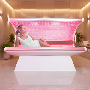 Suyzeko Home Wellness - Cama <span class=keywords><strong>de</strong></span> Terapia <span class=keywords><strong>de</strong></span> Luz Roja <span class=keywords><strong>de</strong></span> Múltiples Longitudes <span class=keywords><strong>de</strong></span> Onda (810nm, 830nm, 850nm), Dispositivo <span class=keywords><strong>de</strong></span> Terapia <span class=keywords><strong>de</strong></span> Luz NIR LED para Cuerpo, Rostro y Cuello - Product Image 1