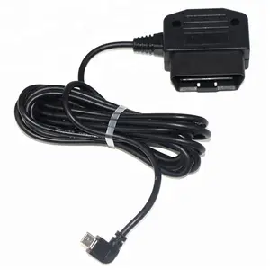 Power Bank obd cable drive recorder parking monitoring obd2 buck line usb cable type b with push button switches