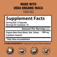 Maca Plus Capsules Men Power Supplément de racine de Maca Capsules de racine de Maca noire pour hommes femmes Courbes de fesses