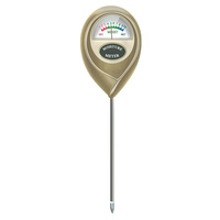 Alat Uji Kelembapan Tanah Analog 1 in 1, Higrometer Tanah Jarum Tunggal, Alat Tes Air Tanaman untuk Tanaman Pot dan Kebun