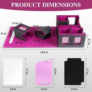 Boîte de rangement et d'exposition pour cartes à collectionner Juvida, imperméable, multi-usages, boîte de <span class=keywords><strong>deck</strong></span> de commande, fabriquée en liège durable pour les cartes de Magic Gathering - Product Image 2