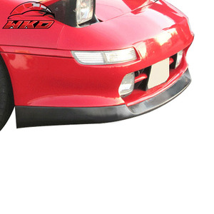 Spoiler de pare-chocs avant style OE pour Toyota MR2 SW20 91-95, non peint, noir PU, accessoire extérieur de haute qualité - Product Image 2