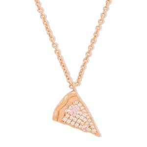 Nuova Collana Gemnel alla Moda Placcata Oro a Forma di Fetta di Pizza - Product Image 6