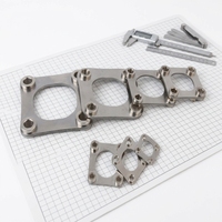 Couplage élastique robotique pour convoyeur, en acier inoxydable 304, avec joint en caoutchouc, connecteur d'arbre flexible, OEM industriel
