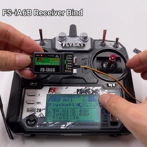Transmisor de Radio FlySky FS-T6 6CH 2.4G AFHDS con Receptor R6B, Modo 2, Control Remoto Programable para Helicópteros, Planeadores y Aviones - Product Image 4