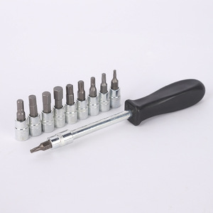 Juego de herramientas de llaves de vaso manuales profesionales OEM de 53 piezas, juego de llaves de trinquete para reparación en el hogar, para motocicletas y bicicletas - Product Image 3