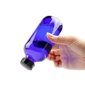 Màu Xanh Boston Vòng chai thủy tinh 60ml 120ml 250ml 500ml 1000ml với Phenolic Cone cap + đen nắp nhựa/phun/bơm cho Tequila - Product Image 4