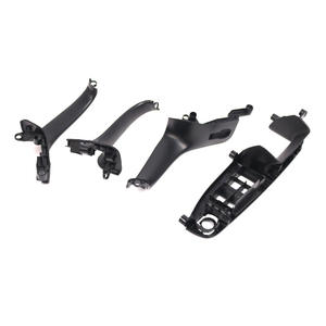 Juego de molduras para puertas Audi A4 B6 B7 2002-2008, negro, ABS, cuatro piezas, panel de manija, piezas interiores para coche - Product Image 5