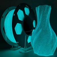 Filament d'imprimante 3D PETG Luminescent dans le noir Sans filaments sans déformation Faible odeur Sûr Écologique 1,75 mm 1 kg