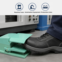 Interrupteur à pédale électrique CHENF robuste en plastique et métal, antidérapant, à commande momentanée, 10A 250V pour le travail du bois et des métaux