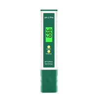 pH-mètre portable Ph-2 Pro avec fonction testeur de tournesol et écran LCD numérique ATC pour l'eau potable