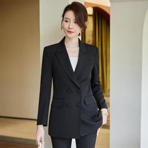 Nuevo Conjunto <span class=keywords><strong>de</strong></span> Pantalones <span class=keywords><strong>de</strong></span> Traje Formal para <span class=keywords><strong>Mujer</strong></span>, Conjunto <span class=keywords><strong>de</strong></span> 2 Piezas, Elegante Traje <span class=keywords><strong>de</strong></span> Diseñador con Doble Botonadura - Product Image 5