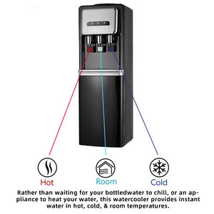 <span class=keywords><strong>Distributeur</strong></span> d'eau électronique réfrigéré chaud/froid sur pied à chargement par le haut - Product Image 5