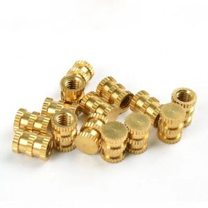 Đồng Thau nhựa nóng chảy <span class=keywords><strong>Nut</strong></span> tiêm Fastener nhà máy Twill Knurled chèn cho khai thác mỏ ứng dụng với M2.5 M3 M4 chủ đề Kích thước - Product Image 3