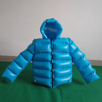Veste gonflable bleue en PVC de haute qualité, très demandée, à vendre