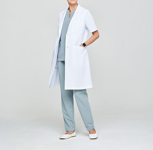 Homens OEM Manga Longa Branco Médico Casaco Farmácia Pet Shop Beleza Macacão Lab Coat Branco Labcoats Hospital Uniformes <span class=keywords><strong>Blazer</strong></span> - Product Image 6