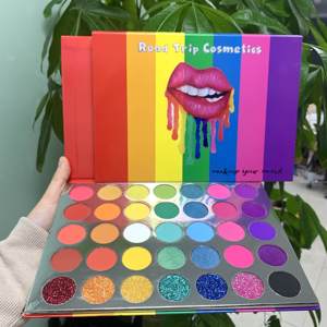Palette d'ombres à paupières de marque privée à haute teneur en pigments, palette d'ombres à paupières étanche sans cruauté, 35 couleurs - Product Image 2