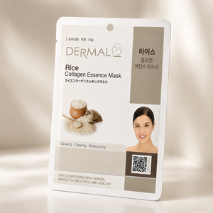 Mascarilla Facial de Esencia de Colágeno de Arroz Dermal 23g, Mascarilla Facial Iluminadora, Aclarante e Hidratante - Product Image 2