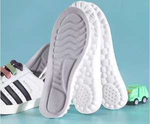 Bantalan sepatu olahraga ortopedi, teknologi 4D Cloud sol lembut bernapas elastis peredam guncangan bantalan sepatu lari Anti bau - Product Image 2