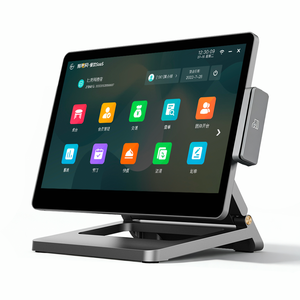 Новые тонкие сенсорные POS-системы в продаже: 15,6-дюймовый алюминиевый настенный кассовый аппарат для ресторанов, моноблок POS-система - Product Image 2