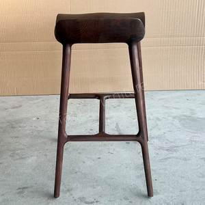 Chaise <span class=keywords><strong>de</strong></span> bar en bois nordique, mobilier <span class=keywords><strong>de</strong></span> <span class=keywords><strong>salle</strong></span> <span class=keywords><strong>à</strong></span> <span class=keywords><strong>manger</strong></span>, tabourets <span class=keywords><strong>de</strong></span> bar modernes et minimalistes pour la cuisine - Product Image 5