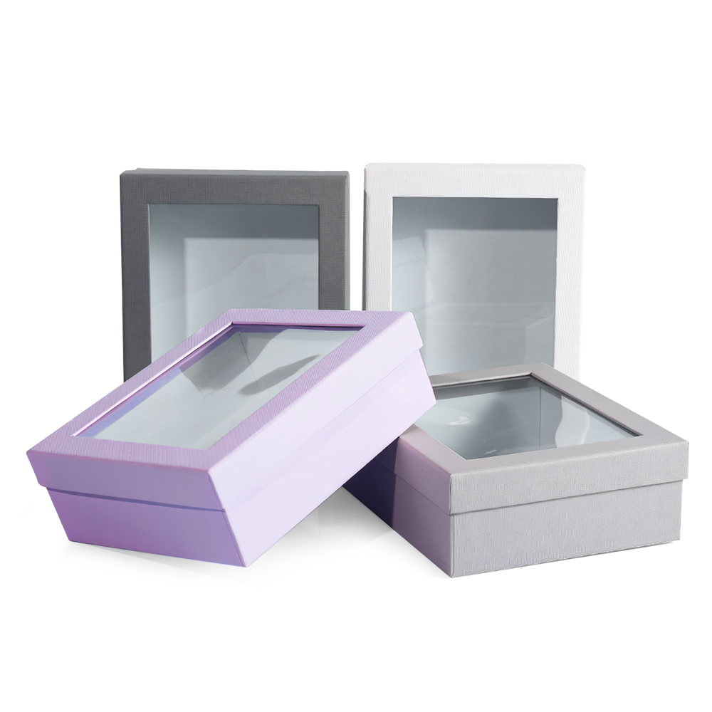 Window Boxes with Clear Film