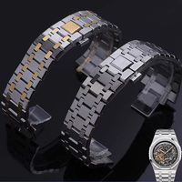 Massives Edelstahl-Uhrenarmband Ersatz-Armband A-P Uhrenband Luxuriöses Metallarmband für Royal Oak 15400 15500 26331 26MM