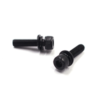Vis à tête cylindrique en acier au carbone M3 M4 X 8mm M5 M6 M8, combinaison de vis SEMS, durabilité industrielle personnalisée