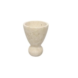 YUSHI 高品质天然洞石香炉，适用于室内装饰、酒店公寓 - Product Image 1