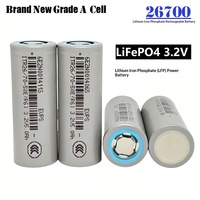 26700 Lishen LiFePO4 5000 MAh Baterai Sel Penyimpan Energi Tipe Daya 32V Model 6E2N0014065 untuk Kendaraan Listrik