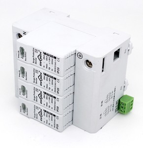 อุปกรณ์ป้องกันไฟกระชากอุตสาหกรรมแบบกำหนดเองสำหรับระบบโซลาร์เซลล์ 80ka T2 รุ่น Peng Pai CYD1-C/40/4/R/T2/C18 ขายส่ง - Product Image 4