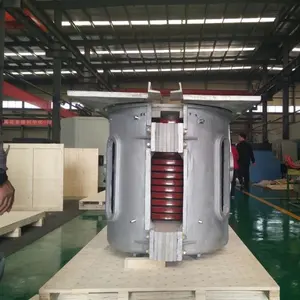1.5ton 1000KW electric Induction steel scrap iron melting Furnace oven 30000kg Metals Melting Pot heater casting machine